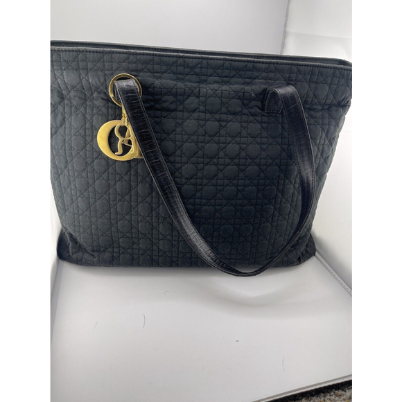 Dior Handbags - Vintage Christian Dior Cannage quilt nylon hand bag